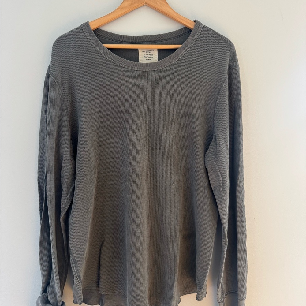 Buck Mason Charcoal Crewneck Sweater